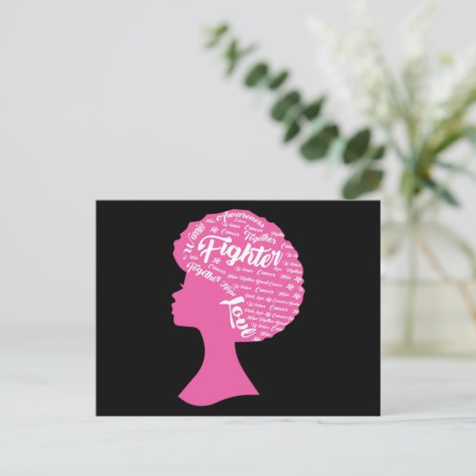 Samen Hoop liefhebbers van borstkanker Uitnodiging Briefkaart (Staand voorkant)