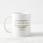 Samen in Goodness Elegant Citaat met Gold Tekst Koffiemok (Links)