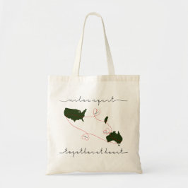 samen in het hart tote bag
