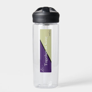Samen in Song Vertical Dual Logo Water Bottle Waterfles