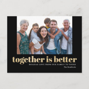 Samen Is Beter Vakantiefoto Prentbrief Feestdagenkaart