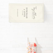 Samen is een prachtige plek om te zijn! Elegant, Spandoek (Insitu)