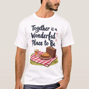 Samen is een prachtige plek om te zijn t-shirt