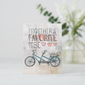 Samen is onze favoriete plek om te zijn | Blue Bik Briefkaart (Staand voorkant)