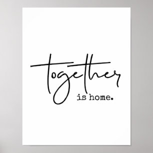 Samen is thuis poster