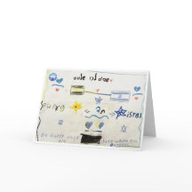 Samen Israel Wenskaart