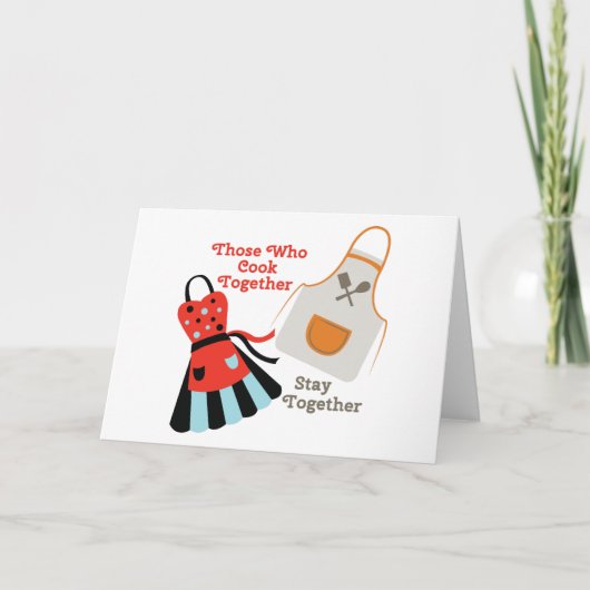 Samen koken kaart (Voorkant)