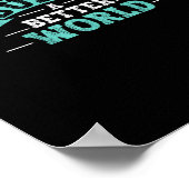 Samen Kunnen We Een Betere Wereld Bouwen Eenheid B Poster (Hoek)