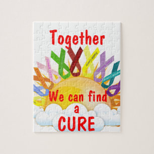 Samen kunnen we een CURE vinden Legpuzzel