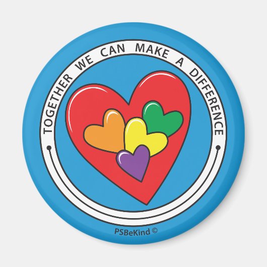 Samen kunnen we een verschil maken van 3_ Magnet 2 Magneet (Voorkant)