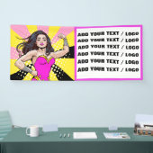 Samen kunnen we het bereiken spandoek (Beurs)