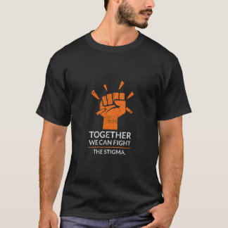 Samen kunnen we het stigma bestrijden - geestelijk t-shirt