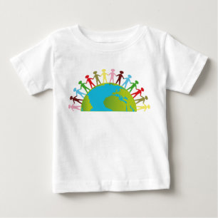 Samen kunnen we het wereldt-shirt voor kinderen ve