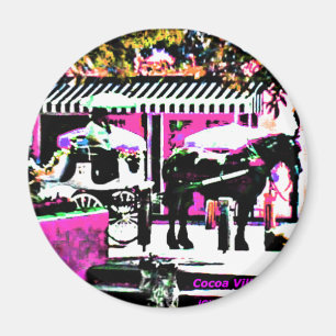 Samen met Cocoa Village Gibney het Zazzle MUSEUM Magneet
