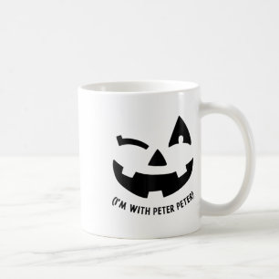 Samen met Peter koppel Halloween volwassen vrouwen Koffiemok