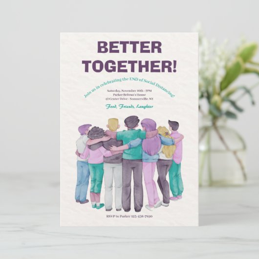 Samen nog een uitnodiging (Staand voorkant)