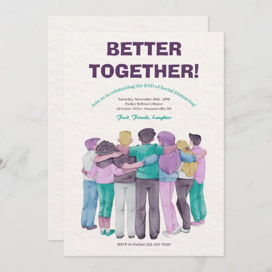 Samen nog een uitnodiging (Voorkant / Achterkant)