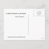 Samen op kerst feestdagenkaart (Achterkant)