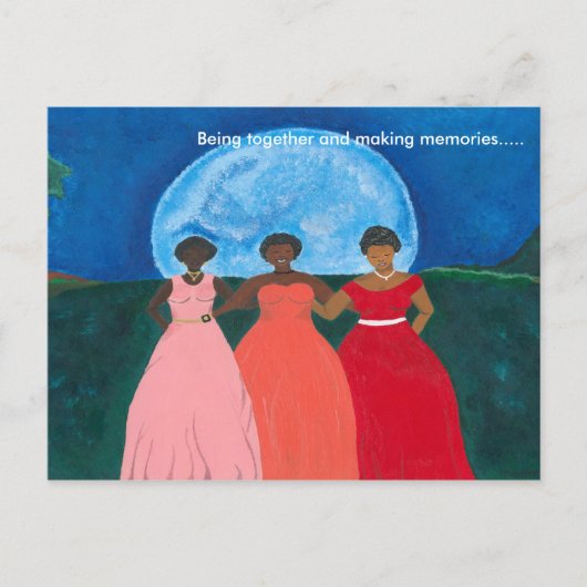 Samen op kerst feestdagenkaart (Voorkant)