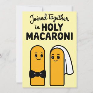 Samen op pad naar Holy Macaroni Funny Pasta Feestdagenkaart