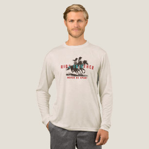 Samen rijden (lichte modus) Heren lange mouwen Tri-Blend Shirt