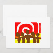 Samen Rode Uitnodiging (Voorkant / Achterkant)