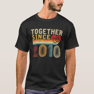 Samen sinds 2010 is er 11e Vintage paar en T-shirt