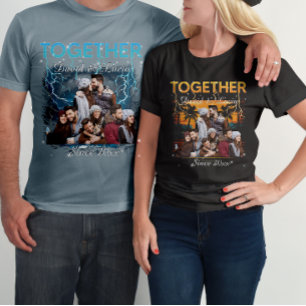 Samen Sinds Illegale Kopie Retro Stijl Aangepaste  T-shirt