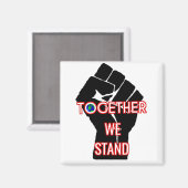 Samen staan we magneet (Voorkant / Achterkant)