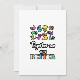 Samen Sterk en Beter Sociale Motivatie Feestdagenkaart