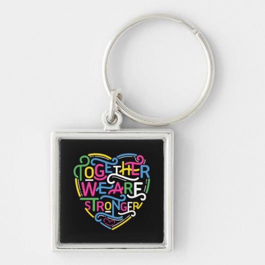 Samen Sterker Sleutelhanger (Voorkant)
