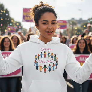 Samen Stijgen We International Vrouwendag Hoodie