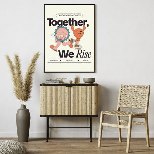 Samen stijgen we op – Zusterband en Empowerment Poster