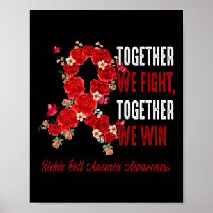 Samen vechten we samen om Sickle Cell Anem te winn Poster