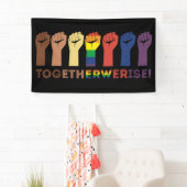 Samen verhogen we de Gelijkheid van de Sociale Ger Spandoek (Insitu)