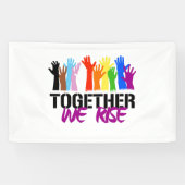 Samen verhogen we spandoek (Horizontaal)