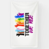 Samen verhogen we spandoek (Verticaal)