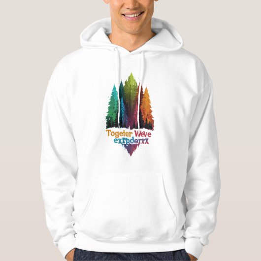 Samen verkennen we hoodie (Voorkant)