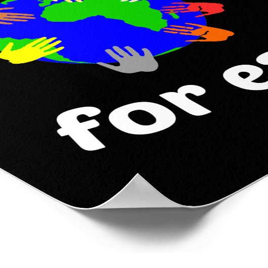 Samen voor aarde poster (Hoek)