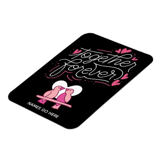 Samen voor altijd Flexibele Foto Magnet Magneet (Linkerzijde)