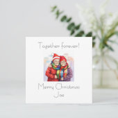 Samen voor altijd gepersonaliseerde Kaart (Staand voorkant)