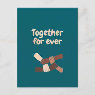 Samen voor altijd - levenscitaten briefkaart