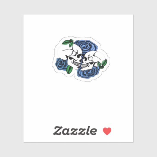 Samen voor altijd - tot de dood ons doet sticker (Vel)