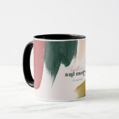Samen & Vrolijk | Modern Monogram Kerst Mok (Voorkant links)