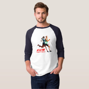 Samen werken Man 3/4 Sleeve Raglan T-shirt