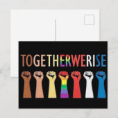 SAMEN ZULLEN WE HET BRIEFKAART VERSTERKEN (Voorkant / Achterkant)