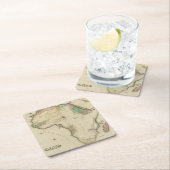 Samengesteld Afrika Vierkante Kartonnen Onderzetter (Insitu)