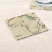 Samengesteld Afrika Vierkante Kartonnen Onderzetter (Schuin)