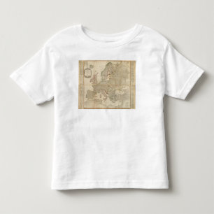 Samengesteld Europa met statistische tabellen Kinder Shirts
