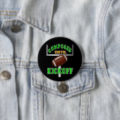 Samengesteld tot Football Kickoff Ronde Button 7,6 Cm (In situ)